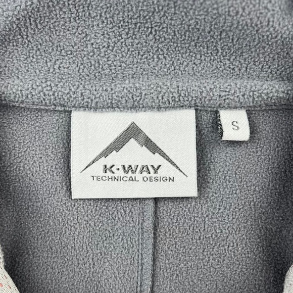 K-Way‎ Expedition Jacket Women S Red Gray Technical Full Zip Softshell - Picture 3 of 14